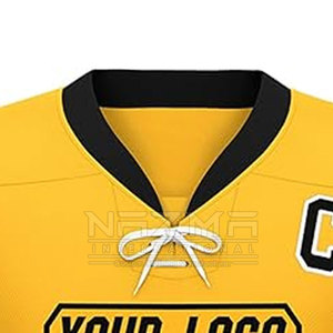 Maillot de hockey sur glace pour adultes, prix d'usine, best-seller, personnalisé, toucher doux, respirant, séchage rapide, 100% polyester, maillot de hockey en vrac - Product Image 5