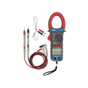 Pinza Amperimétrica Digital con Medición Completa: Capacitancia, Corriente CC, Resistencia, Temperatura, Frecuencia, Continuidad, Diodo - Product Image 1