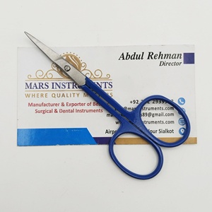 Curved Stainless Steel <b>Cuticle</b> <b>Scissors</b> for Manicure & Pedicure-Multifunctional Beauty Salon Use 3.5'' - Product Image 4