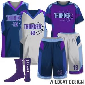 Uniformes de Baloncesto Personalizados de Alta Calidad para Adultos Unisex, Camisetas con Mangas Cortas, Diseño Impreso, Tela Transpirable - Product Image 6
