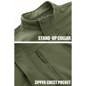 Veste softshell personnalisée au meilleur prix pour hommes Veste softshell confortable Veste softshell coupe-vent et respirante pour hommes - Product Image 5