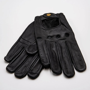 Customized Men Racing Sport <b>Gloves</b> Full <b>Finger</b> Lambskin Leather Winter Warm Driving <b>Gloves</b> Fashion Specific General Purpose - Product Image 1