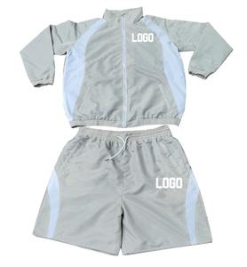 Conjunto Corto Deportivo para Hombre, Estilo Informal, Transpirable, de Nailon, Dos Piezas, Ropa Deportiva, Color Sólido, para Verano - Product Image 3