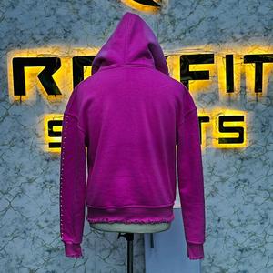 Haute qualité prix raisonnable le plus demandé fermeture éclair à capuche bouffée imprimé fabriqué en usine pas cher prix sweats à capuche hommes sweats à capuche - Product Image 2