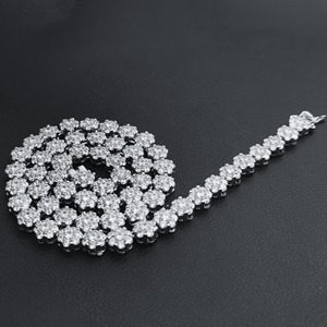 RB Gems Personnalisé 925 Sterling Silver VVS Moissanite Gemstone Fine Charm Bracelet Élégant Hip Hop STAR Iced Cuban Link Chain Unique - Product Image 2