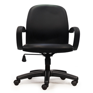 Adjustable Height Revolving Office Chair with Foam Cushioning & Headrest-for Home & Workshop - Product Image 2