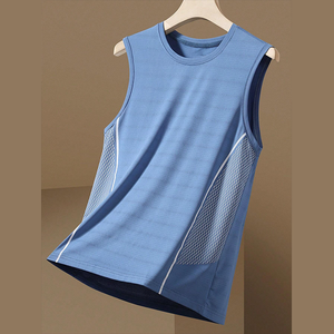 เสื้อกล้ามผู้ชายผ้าฝ้าย100% GSM 275แขนกุดซักได้ออกแบบโลโก้ได้ตามต้องการ - Product Image 1