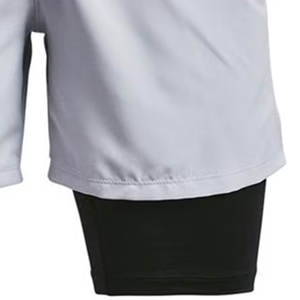 กางเกงขาสั้นสำหรับออกกำลังกายแนวสตรีทสำหรับผู้ชายกางเกงโพลีเอสเตอร์ระบายอากาศได้ดีผ้าซับในซับเหงื่อผ้าโพลีเอสเตอร์แบบปรับแต่งโลโก้ได้สีพื้น - Product Image 5