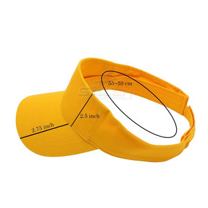 Soft Sports Visor Hat With Moisture Wicking <b>Sweatband</b> For Active Wear Summer Sports Visor Hat With UV Protection - Product Image 3