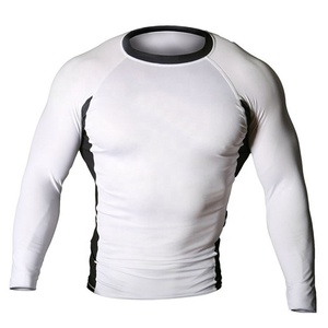 เสื้อรัดกล้ามเนื้อ MMA คุณภาพสูง ปรับแต่งได้ สำหรับผู้ชาย แบบซับลิเมชั่น พร้อมโลโก้สั่งทำ ผ้าสแปนเด็กซ์/โพลีเอสเตอร์ แห้งเร็ว ระบายอากาศได้ดี - Product Image 1