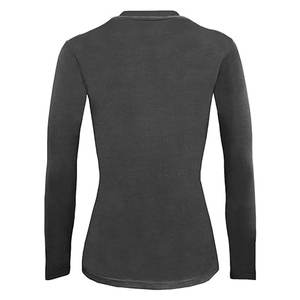 Chemise de gommage médical à col en O pour femmes, hauts d'allaitement brodés personnalisés, fournisseur d'uniformes de soins de santé - Product Image 3