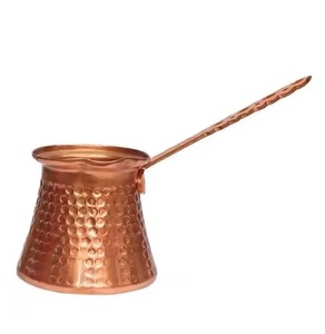 หม้อกาแฟสไตล์ตุรกีโบราณสีทองดีไซน์หรูหราสำหรับโรงแรมและร้านกาแฟตกแต่งโต๊ะ - Product Image 2