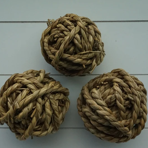 Viet Fargimex Juguete para Mascotas, Pelotas para Masticar Hierbas Marinas de Paja Eco para Animales Pequeños - Product Image 5