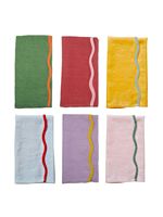 Magnifique napperon en coton festonné Tissu tissé à la main pour revêtements de table Restaurant Parties Mariages Usage domestique Offre Spéciale ITHL