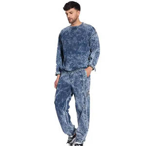 Survêtement d'hiver lourd unisexe Ensemble de pantalons à capuche de haute qualité Survêtement imprimé en éponge française respirant avec logo personnalisé - Product Image 2