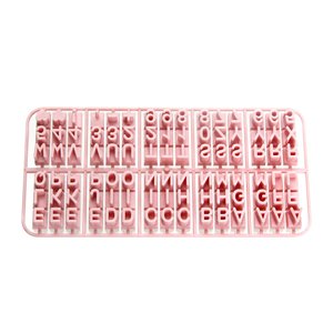 3 pezzi facile decorazione lettera Cookie Cutter Set su misura in Silicone metallo fondente frese zucca per la cottura della torta decorazione - Product Image 4