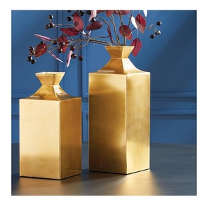 Jarrón de Flores de Aluminio de Estilo Europeo Antiguo y Lujoso, Decoración de Bodas, Producto de Metal, Origen, Tamaño, Suministro - Product Image 3