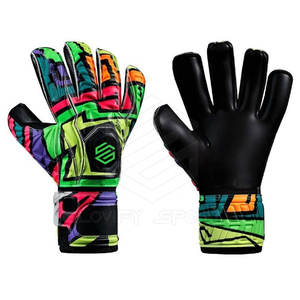 Venta al por mayor guantes de fútbol de cuero de primera calidad último diseño equipo de portero de protección equipo deportivo de calidad profesional - Product Image 1