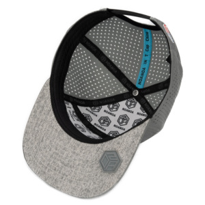 Casquettes de golf 5 panneaux personnalisées de haute qualité en gros, casquette snapback performante, respirante, incurvée, imperméable, en tissu Oxford Terry, avec impression d'image - Product Image 6