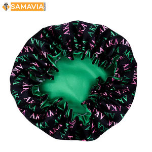 Gorros de Satén de Poliéster con Estampado Digital Personalizado, Cómodos de Usar, Venta al por Mayor, Moda Femenina Samavia, Estilo Europeo Americano - Product Image 4
