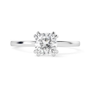3.00ct Bague de fiançailles solitaire en diamant taillé coussin pour femme - Product Image 1