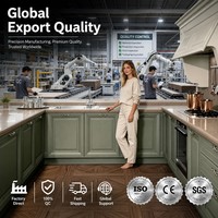 Armoires de cuisine modulaires fabricant armoires de cuisine design mdf coin autoportant garde-manger armoires de cuisine en pvc