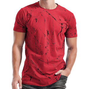 Camisetas de verano ajustadas para hombre, Jersey informal elástico, manga corta, 180 gramos, camisetas transpirables con diseño impreso para hombre - Product Image 4