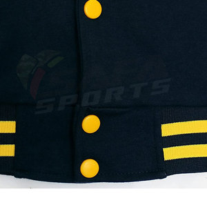 Chaqueta Bomber de invierno de alta calidad para hombre, bordado personalizado, acolchado, relleno de algodón de nailon, transpirable, de gran tamaño, Varsity MA1 Stand - Product Image 4