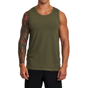 Venta al por mayor de algodón con logotipo personalizado para correr sin mangas ropa de fitness entrenamiento hombres gimnasio camiseta sin mangas para unisex - Product Image 1
