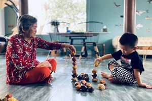 TUMI ishi ของเล่นไม้ของเล่นครอบครัวในร่มของเล่นเพื่อการศึกษาสำหรับเด็กที่มีคุณภาพสูงด้วยหินบาเรนซ์จากเวียดนาม - Product Image 5