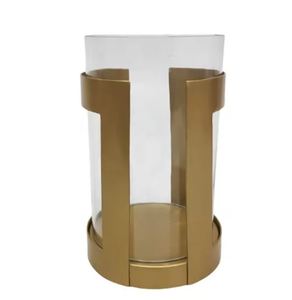 Portavelas galvanizado decorativo para el hogar, soporte de vela con acabado de oxodise para decoración navideña personalizada - Product Image 5