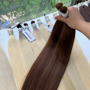 Extensiones de cabello a granel Producto más vendido 2024 color marrón 4 toda la longitud 100% Virgen vietnamita envío rápido - Product Image 1