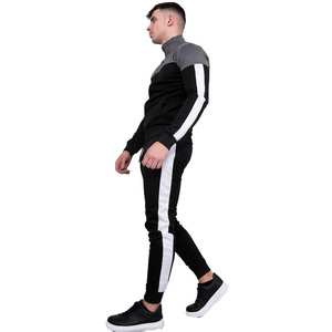 Survêtement de sport pour homme en gros, prix bas, nouveau design, coupe ajustée, survêtements pour homme durables, survêtements à fermeture éclair personnalisés pour homme - Product Image 5