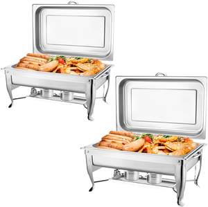 Stainless Steel <b>Buffet</b> <b>Chafing</b> <b>Dish</b> <b>Set</b> for Sale Best Hotel Ware Use Food Warmers KING INTERNATIONAL - Product Image 2