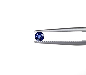 Haute qualité 100% saphir bleu naturel calibré 4mm coupe ronde pierre précieuse en vrac bleu Royal pour la fabrication de bijoux - Product Image 2