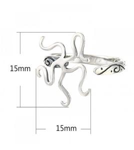 Bague à griffes réglable en vermeil éternel, style vintage, composants de bijoux en argent sterling, sertissage à 5 griffes pour anniversaire - Product Image 4