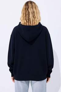 Sweat à capuche classique de couleur unie pour femmes confort confortable coupe ample à capuche entraînement sweats à capuche pour femmes col uni pour la saison d'hiver - Product Image 3