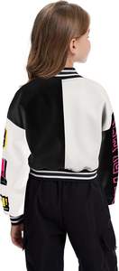 Veste universitaire brodée en chenille personnalisée de qualité supérieure pour homme Bomber en cuir de haute qualité pour hommes vestes universitaires de baseball - Product Image 4