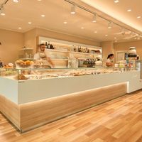 Comptoir de présentation de café en bois turc pour hôtels, cafés, salons, cuisines - Mobilier moderne pour usage commercial et restaurant