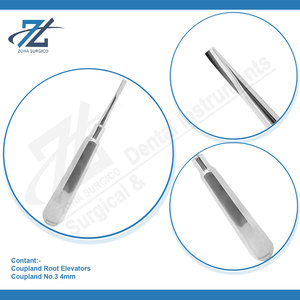 Coupland 4mm Root Elevators Filling Teeth High German Quality Stainless Steel <b>Dental</b> Extraction Elevator Manufacturer Pakistan - Product Image 4