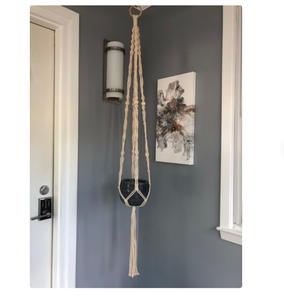 ที่แขวนต้นไม้แบบแขวนติดผนังที่แขวนต้นไม้ macrame ที่แขวนต้นไม้แบบสั่งทำสำหรับตกแต่งผนังและหน้าต่าง - Product Image 2