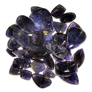 พลอย100% จากแร่ควอตซ์อัญมณีอัญมณีอัญมณีอัญมณีอัญมณีทรงหลวมสีฟ้าธรรมชาติขายส่งสำหรับทำเครื่องประดับ - Product Image 2