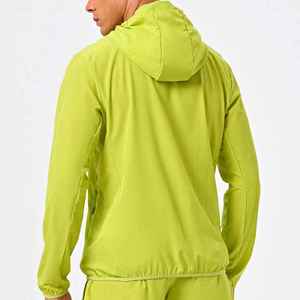 Chaqueta Deportiva de Camuflaje con Recubrimiento Personalizado, Chaqueta de Entrenamiento Deportiva para Hombre, Media Cremallera, Ligera, Atlética, con Logotipo Frontal - Product Image 2