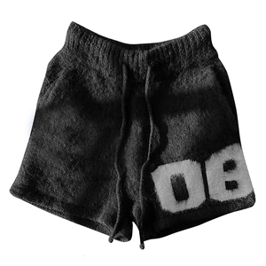 กางเกงขาสั้นผ้าขนแกะคุณภาพสูงสำหรับผู้ชายเสื้อผ้าแนวสตรีทผ้าโพลีเอสเตอร์พิมพ์ลายดิจิตอลสไตล์ลำลองตกแต่งกระเป๋า - Product Image 4