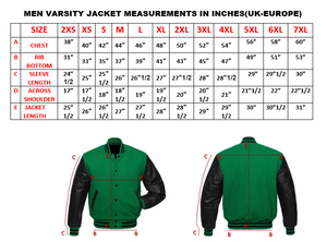 Écusson de broderie personnalisé veste universitaire classique de collège pour hommes de haute rue moderne veste de baseball de collège de vache d'hiver pour hommes - Product Image 6