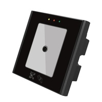 Lecteur de code QR extérieur Wiegand, déverrouillage par téléphone portable, lecteur de contrôle d'accès par code QR RS232