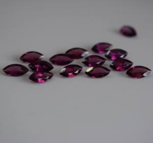 Rodolita Rosa natural Granate Marquesa Corte 2,5x5mm Facetado-Rodolita Rosa suelta Granate Marquesa Corte Piedra preciosa suelta - Product Image 5