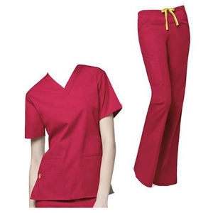 05% de réduction sur le dernier design élégant femmes soins infirmiers médicaux gommages médecins uniforme soins infirmiers médicaux gommages uniforme Bellbottom pantalon - Product Image 1