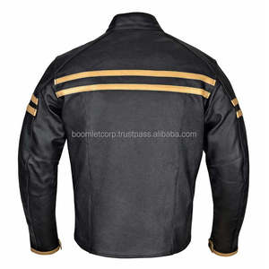 Vente en gros Service OEM Vestes en cuir de moto véritable respirant Veste en cuir de moto de qualité supérieure pour hommes - Product Image 2