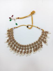 Bijoux indiens en gros, bijoux bon marché pour les fêtes, collier en cristal argenté, ensemble de bijoux - Product Image 3